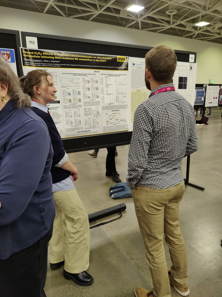 Rachel at her poster APS